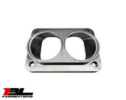Billet T6 2.500" Twin Flow Inlet Turbo Flange - BL Fabrications LLC